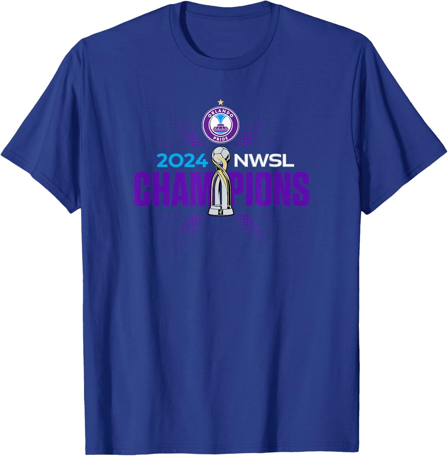 NWSL Orlando Pride 2024 Champions T-Shirt - T-Shirt | Royal