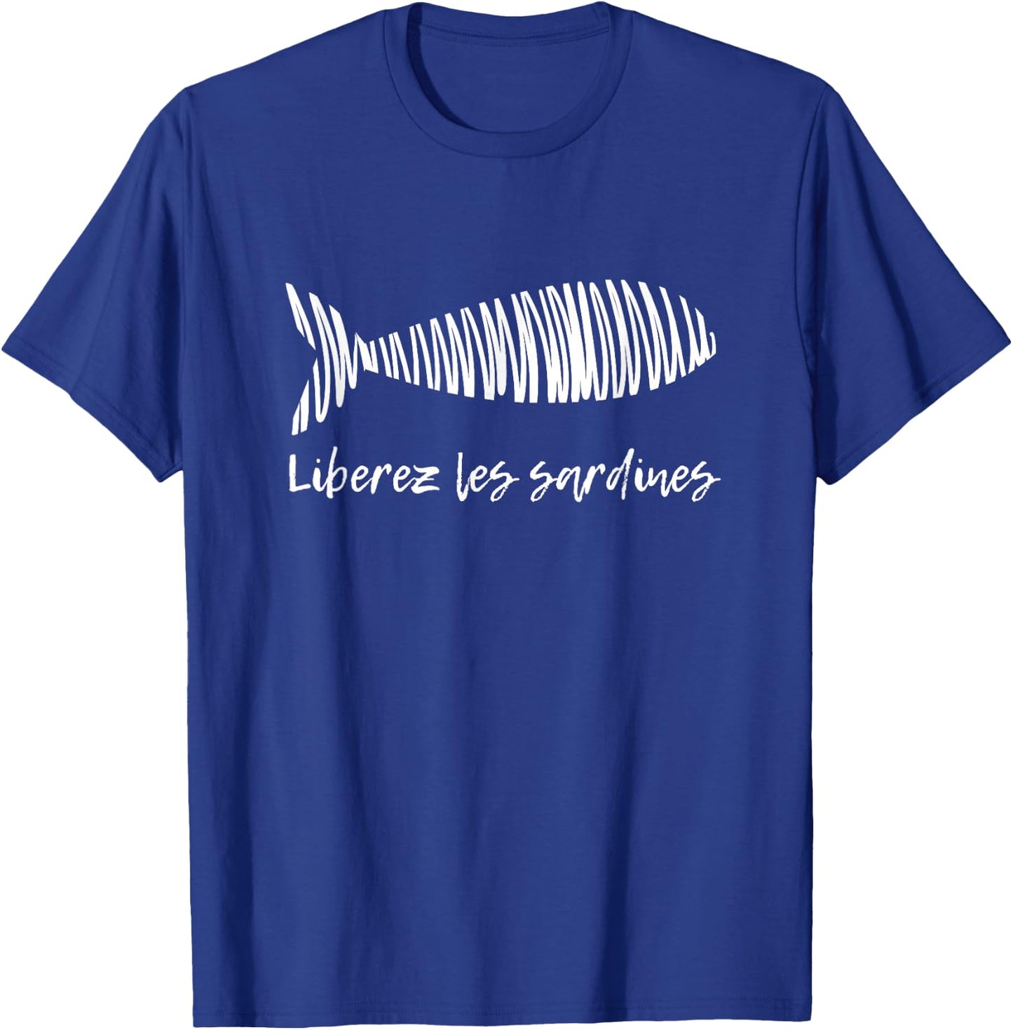 Free Sardines Sardines Sardine Aesthetic Fisherman , Black, S T-Shirt - T-Shirt | Royal