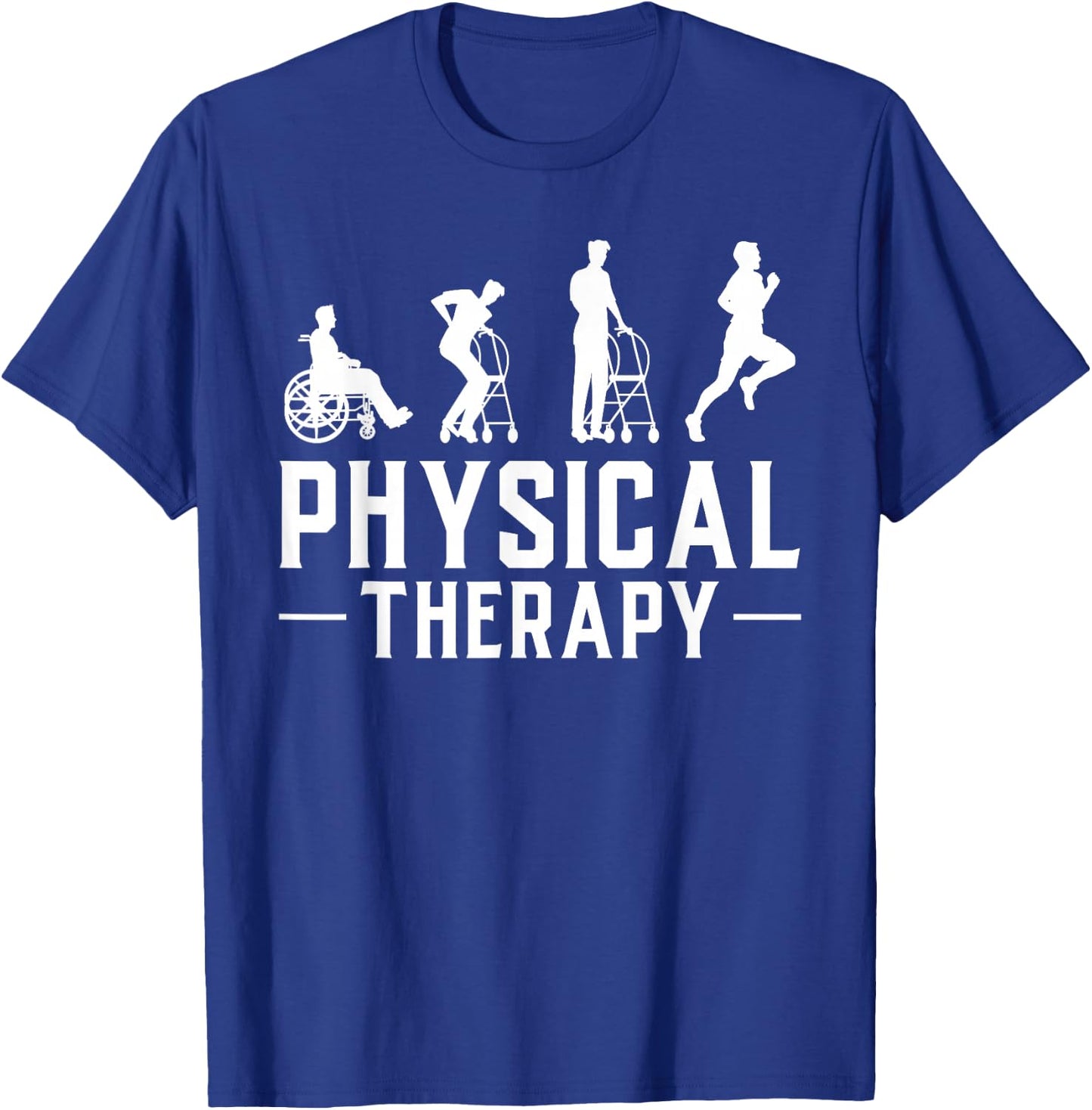Physical Therapist Gift Physiotherapy Physical Therapy T-Shirt - T-Shirt | Royal