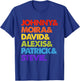 Be Kind Rainbow Johnny & Moira & David & Alexis & Patrick & Stevie -Adults Black S T-Shirt - T-Shirt | Royal