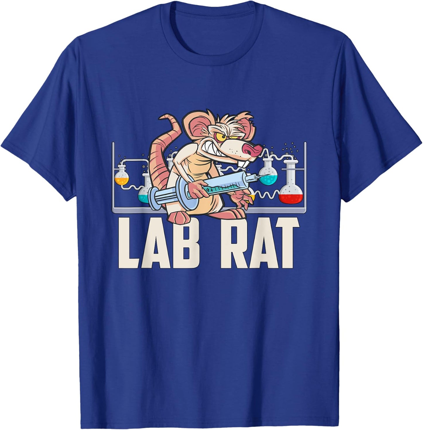 Lab Rat Scientist Loves Medical Technologist Lab Technician T-Shirt - T-Shirt | Royal