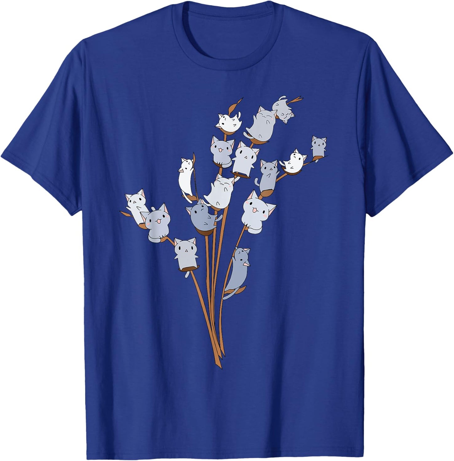 Willow Funny Cats Tree Gift Easter Party T-Shirt - T-Shirt | Royal