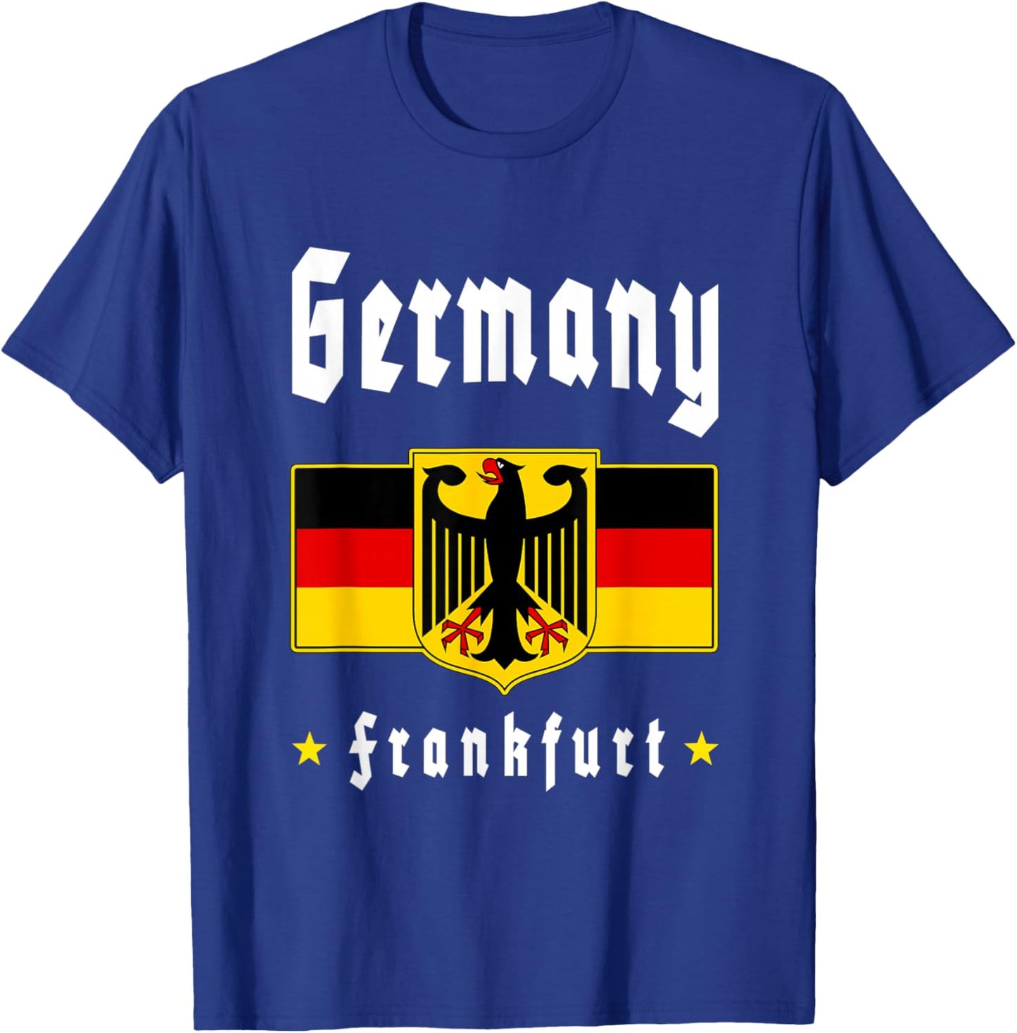 Frankfurt Germany German Flag Tourist Souvenir T-Shirt - T-Shirt | Royal