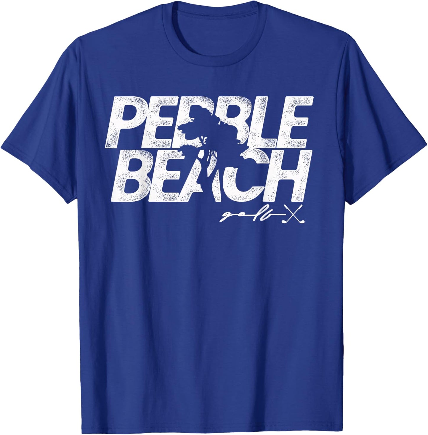 Pebble Beach Golf | Cypress Tree T-Shirt - T-Shirt | Royal
