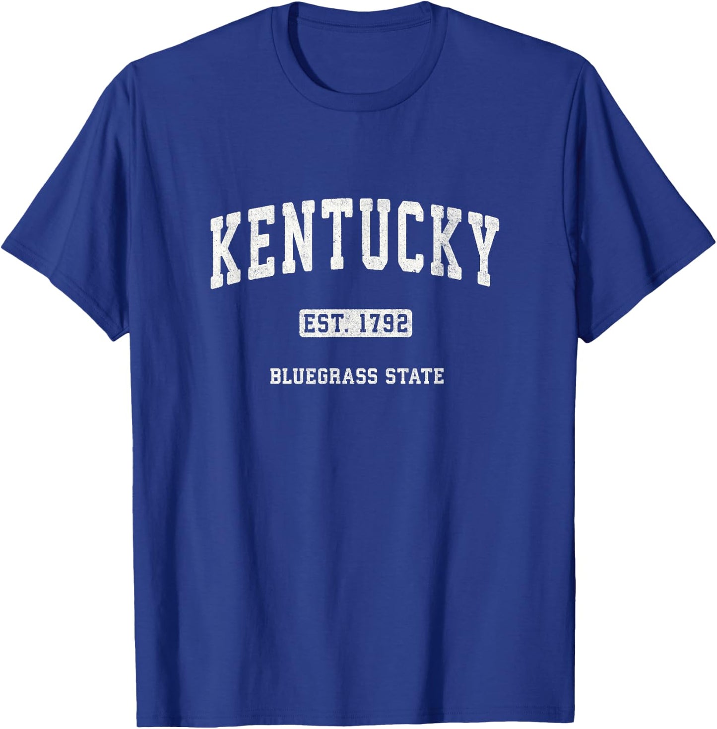 Kentucky KY Vintage Sports Design Retro Varsity T-Shirt - T-Shirt | Royal