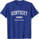 Kentucky KY Vintage Sports Design Retro Varsity T-Shirt - T-Shirt | Royal