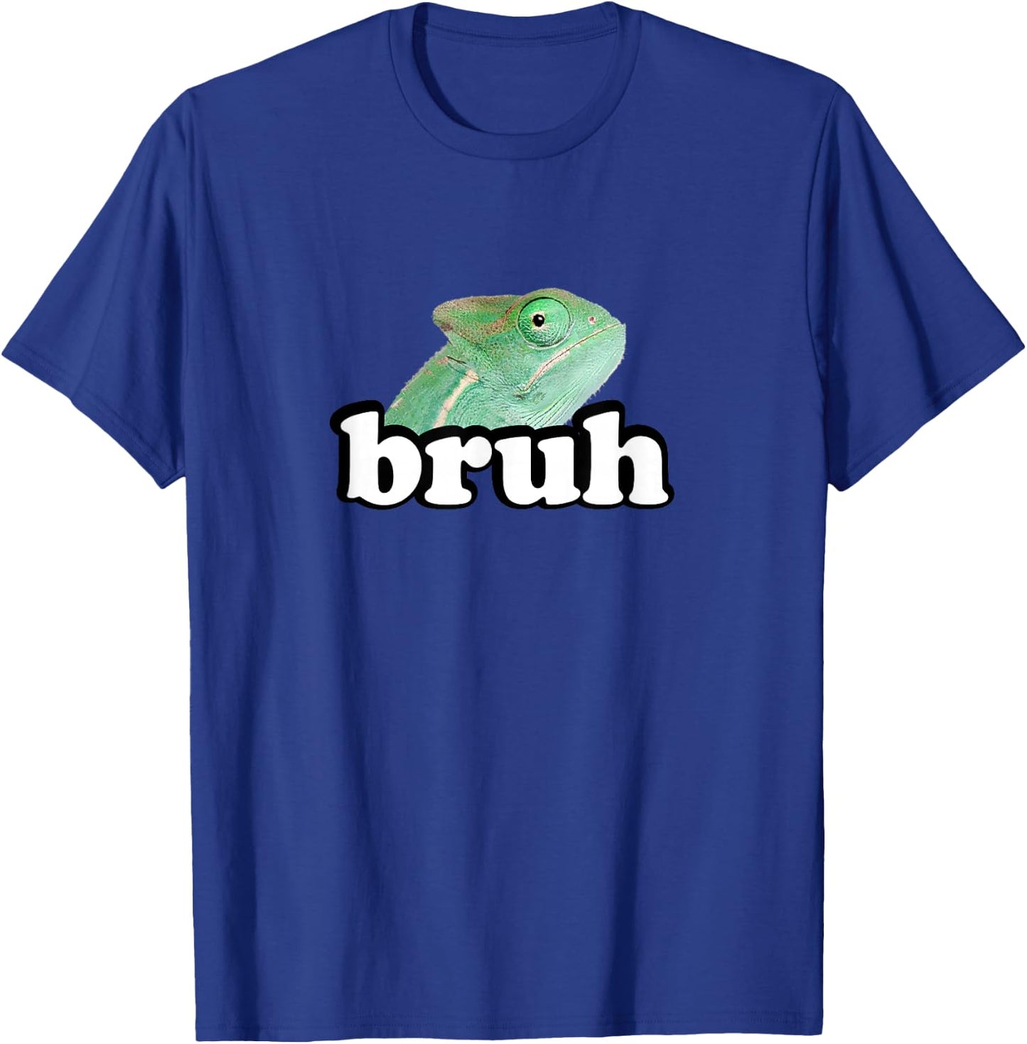 Cute Kids Boys Girls Bruh Reptile Veiled Chameleon Lover T-Shirt - T-Shirt | Royal
