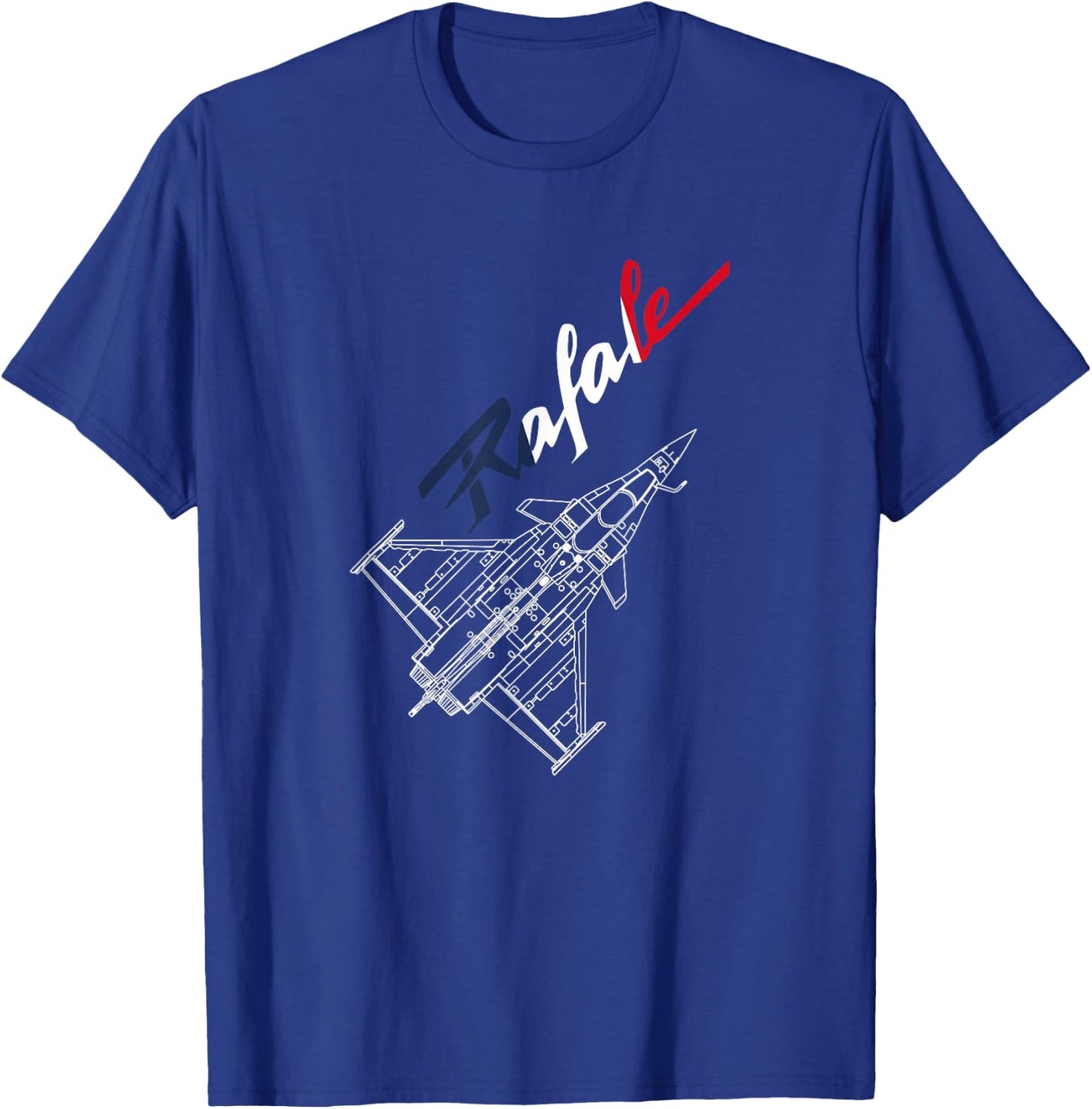 Dassault Rafale French Flag , Black, S T-Shirt - T-Shirt | Royal