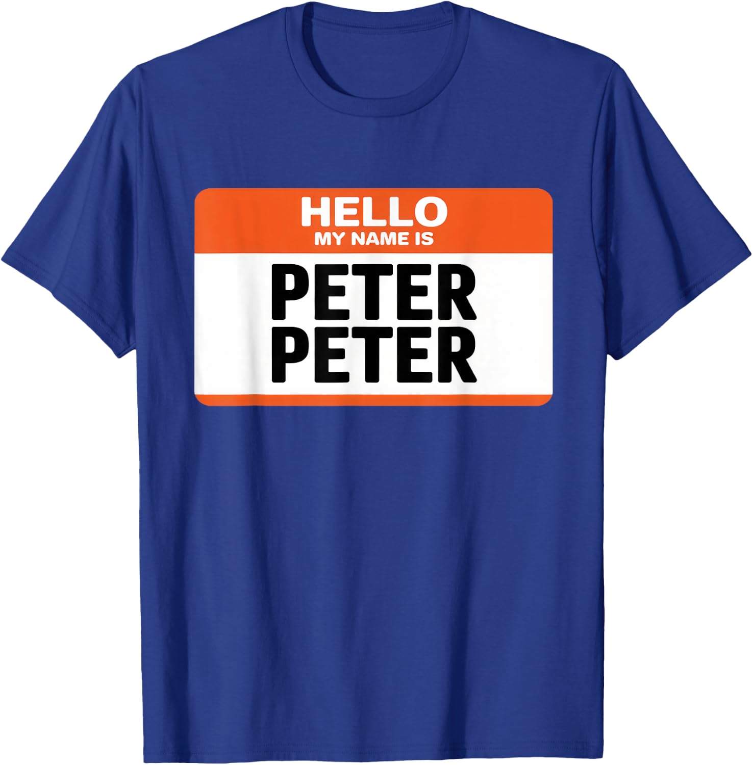 Peter Pumpkin Eater Couples Halloween Name Tag Costume T-Shirt - T-Shirt | Royal