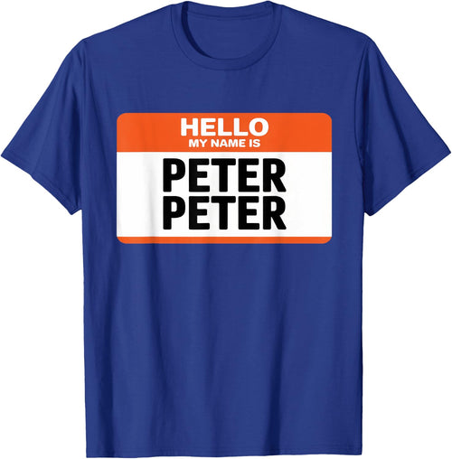 Peter Pumpkin Eater Couples Halloween Name Tag Costume