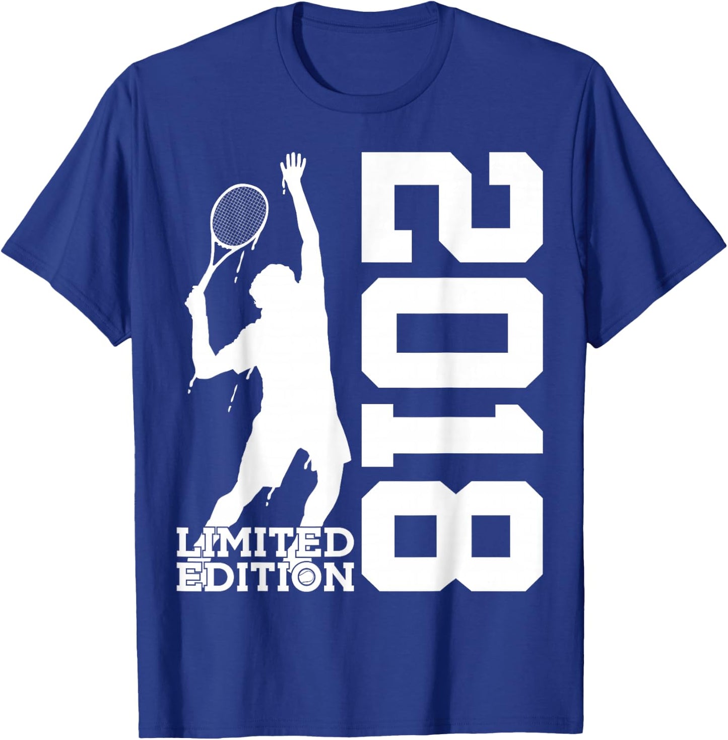 8. Geburtstag Tennis Limited Edition 2018 T-Shirt - T-Shirt | Royal
