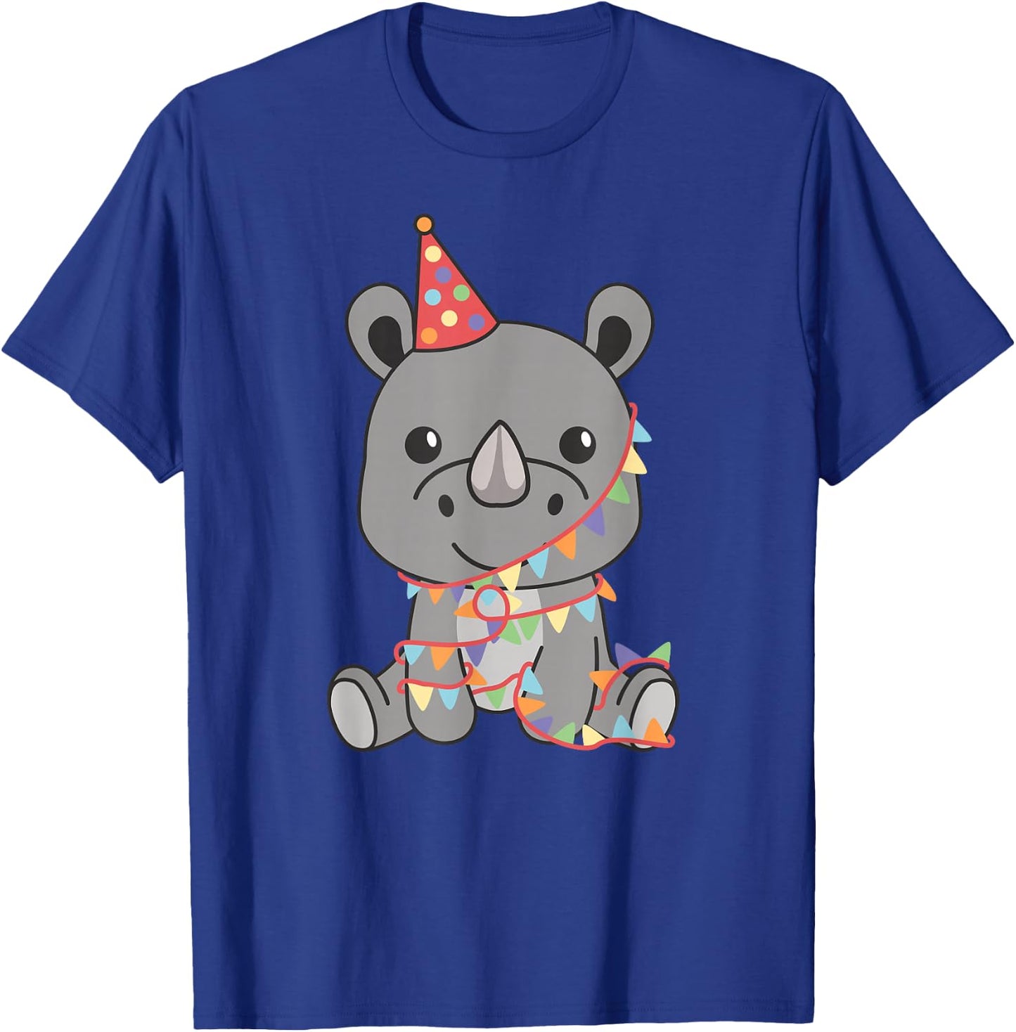 Rhinoceros for Birthday for Children a Birthday Rhino T-Shirt - T-Shirt | Royal