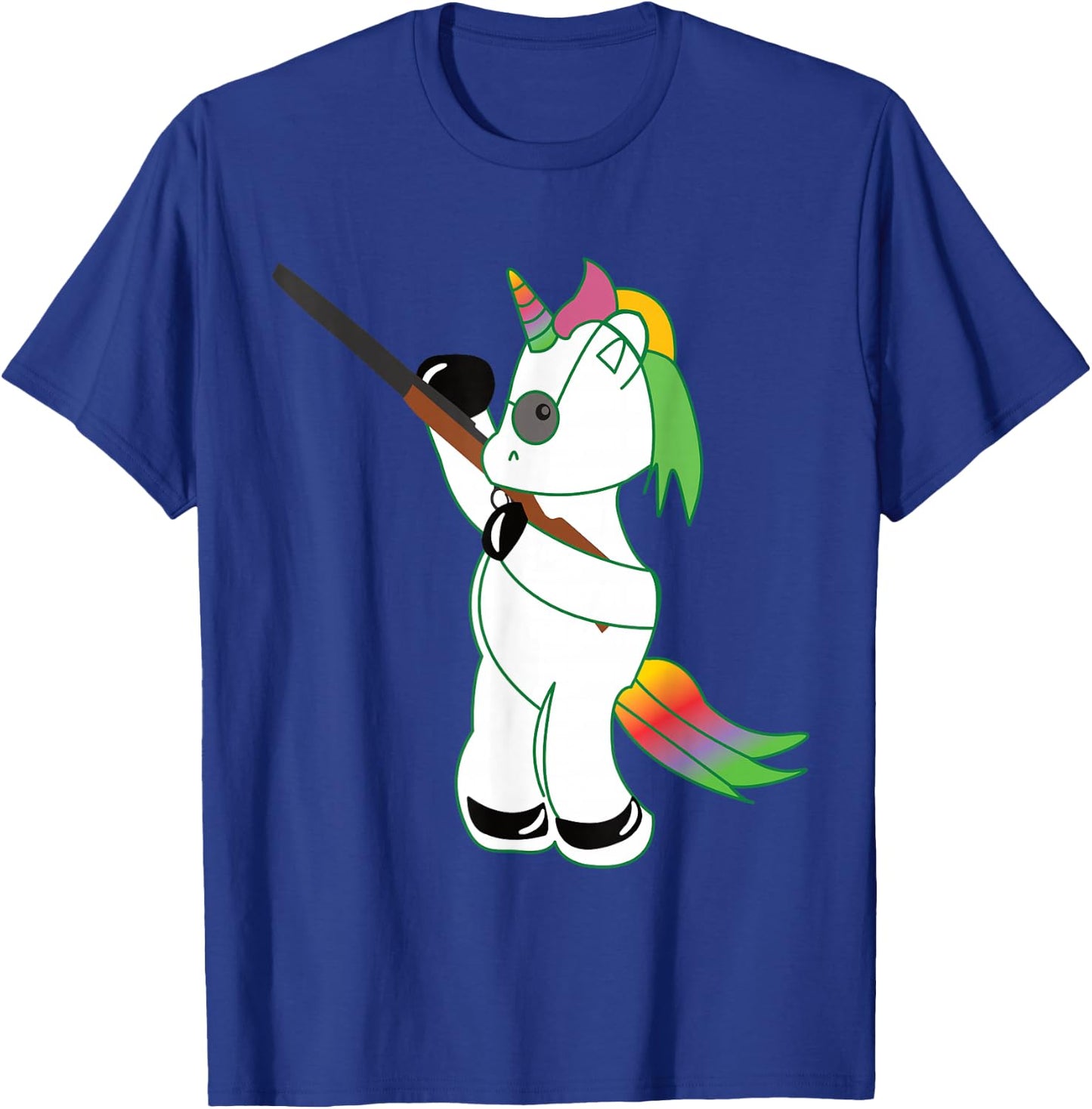 Einhorn Schützenfest Dabbing Unicorn Vogelstange T-Shirt - T-Shirt | Royal