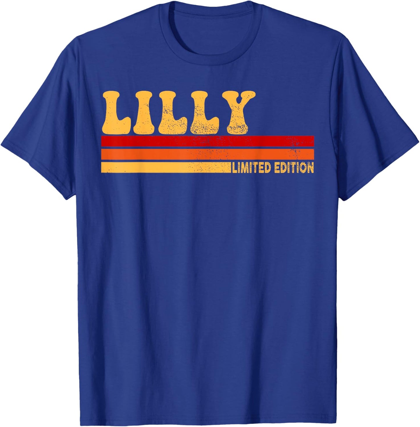 Lilly Name Personalized Cute Idea Women Vintage Lilly T-Shirt - T-Shirt | Royal