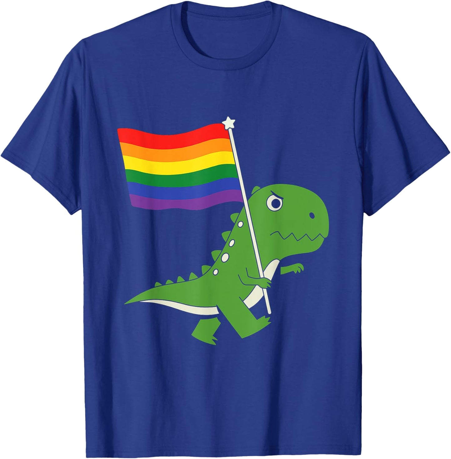 Dinosaurier LGBT Regenbogen Flagge Pride Month Gay Lesben Junge Kinder T-Shirt - T-Shirt | Royal