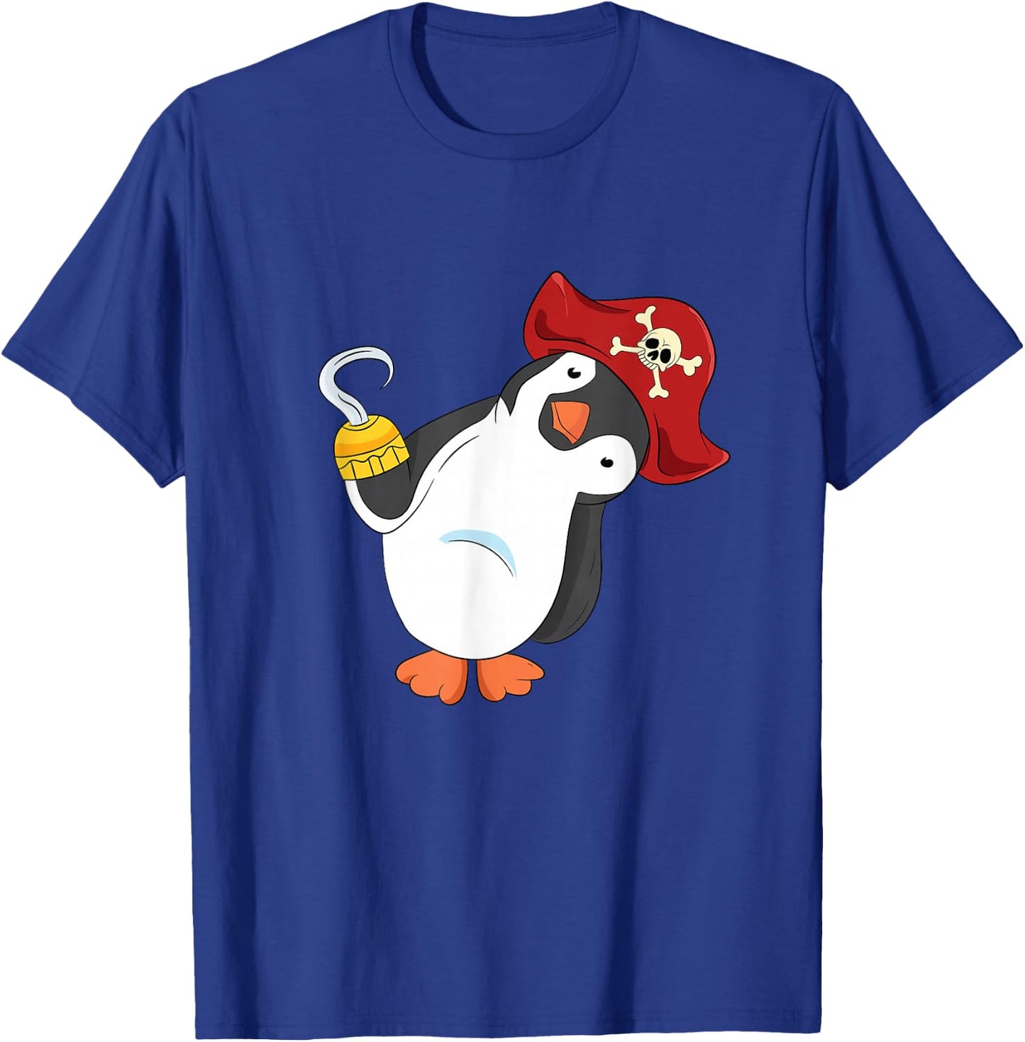 Penguin Pirate Zookeeper Boy Girl Zoo Animal Penguin T-Shirt - T-Shirt | Royal