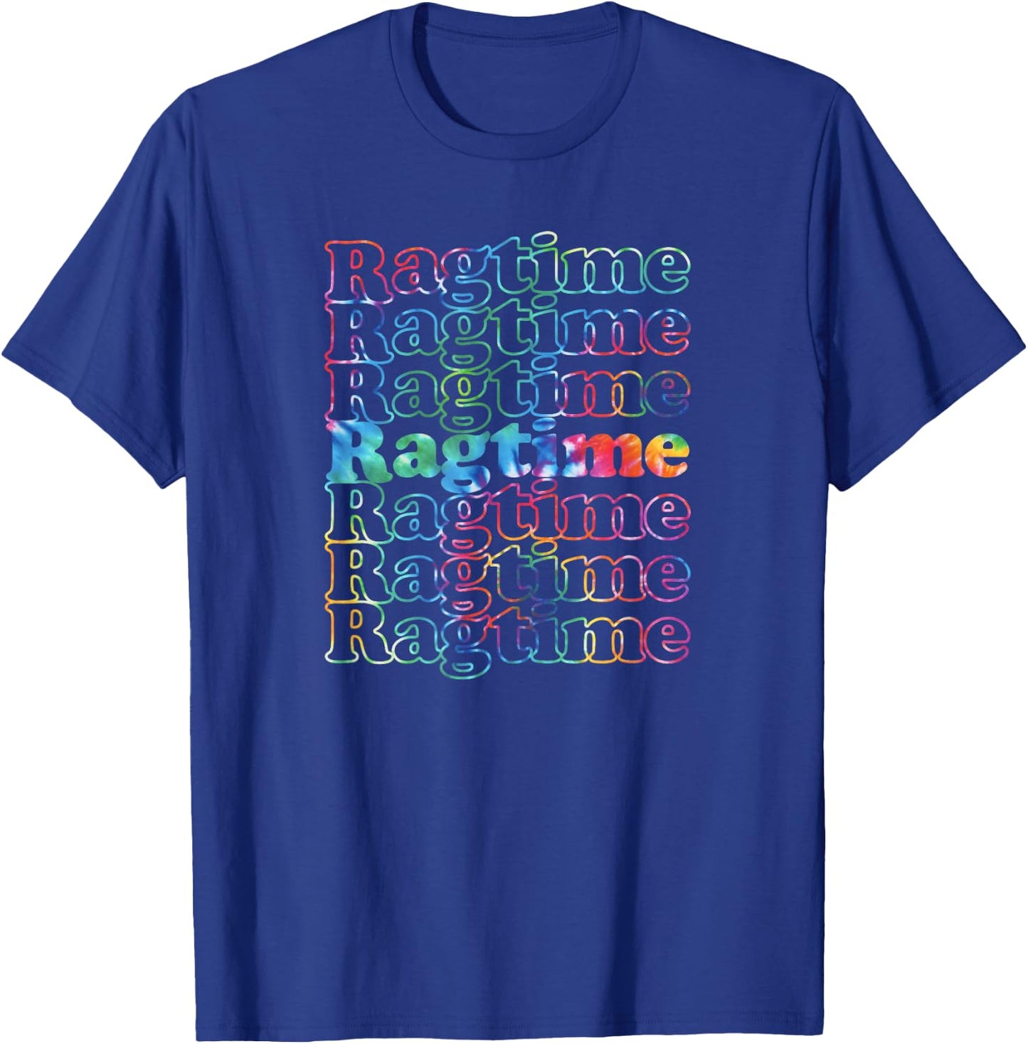 Ragtime Music Tie Dye T-Shirt - T-Shirt | Royal
