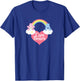Care Bears Logo with Cheer Bear and Grumpy Bear Cartoon T-Shirt - T-Shirt | Royal