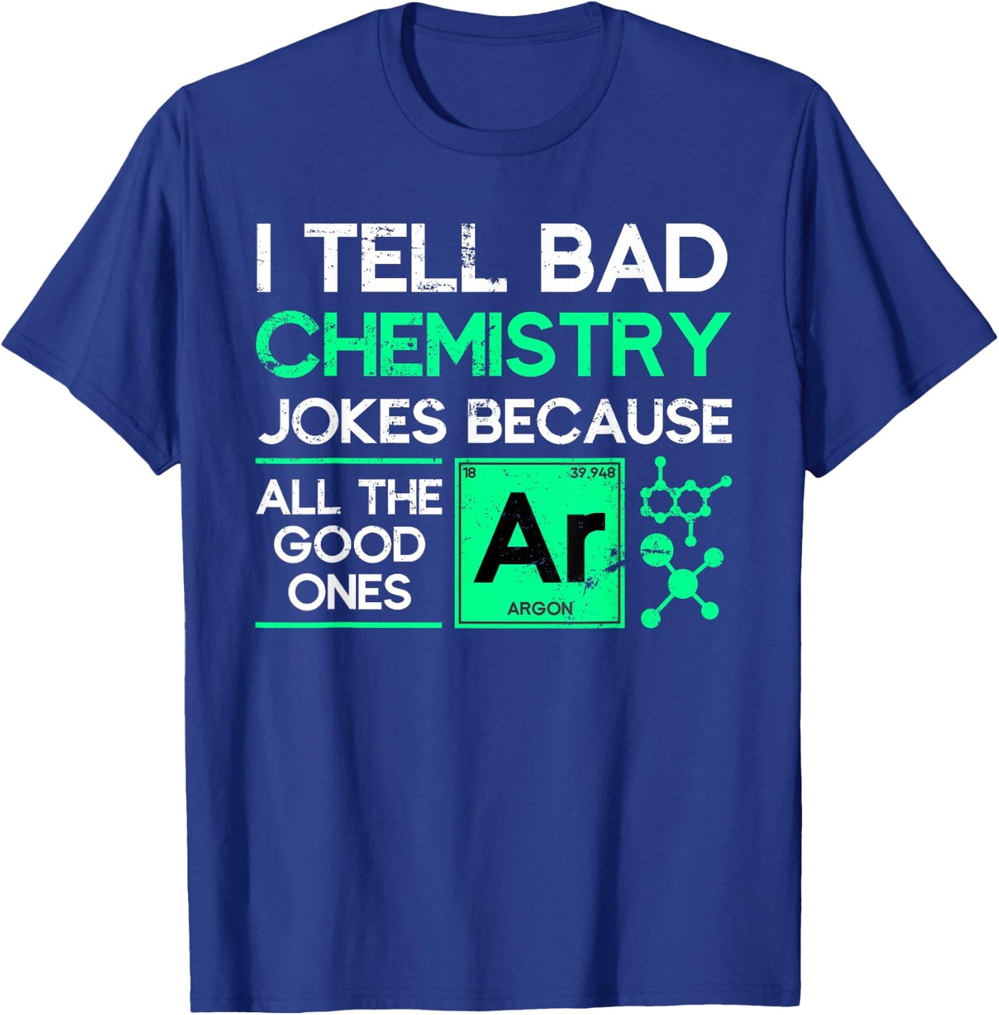 Funny Chemistry Teacher Science Gift Chemistry Women Girls Kids T-Shirt - T-Shirt | Royal