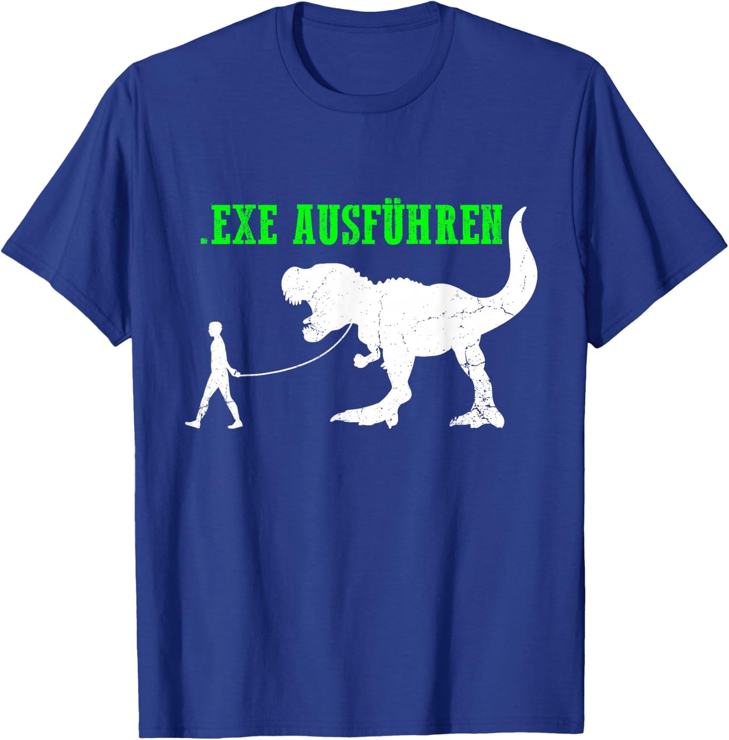 Admin Programmierer ITler Informatiker Spruch EXE Ausführen T-Shirt - T-Shirt | Royal