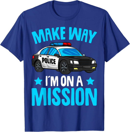 Police Officer Policeman Cop Boys Kids Toddler T-Shirt - T-Shirt | Royal