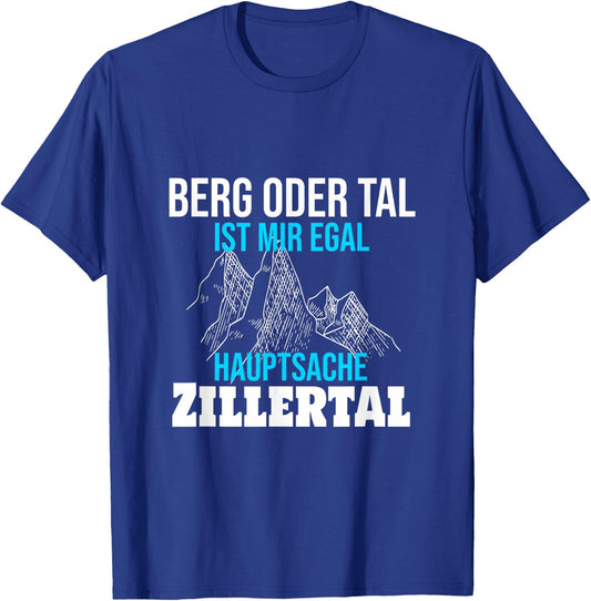 Zillertal Bergsteiger Alpen Wanderer Skifahrer Wanderführer T-Shirt - T-Shirt | Royal