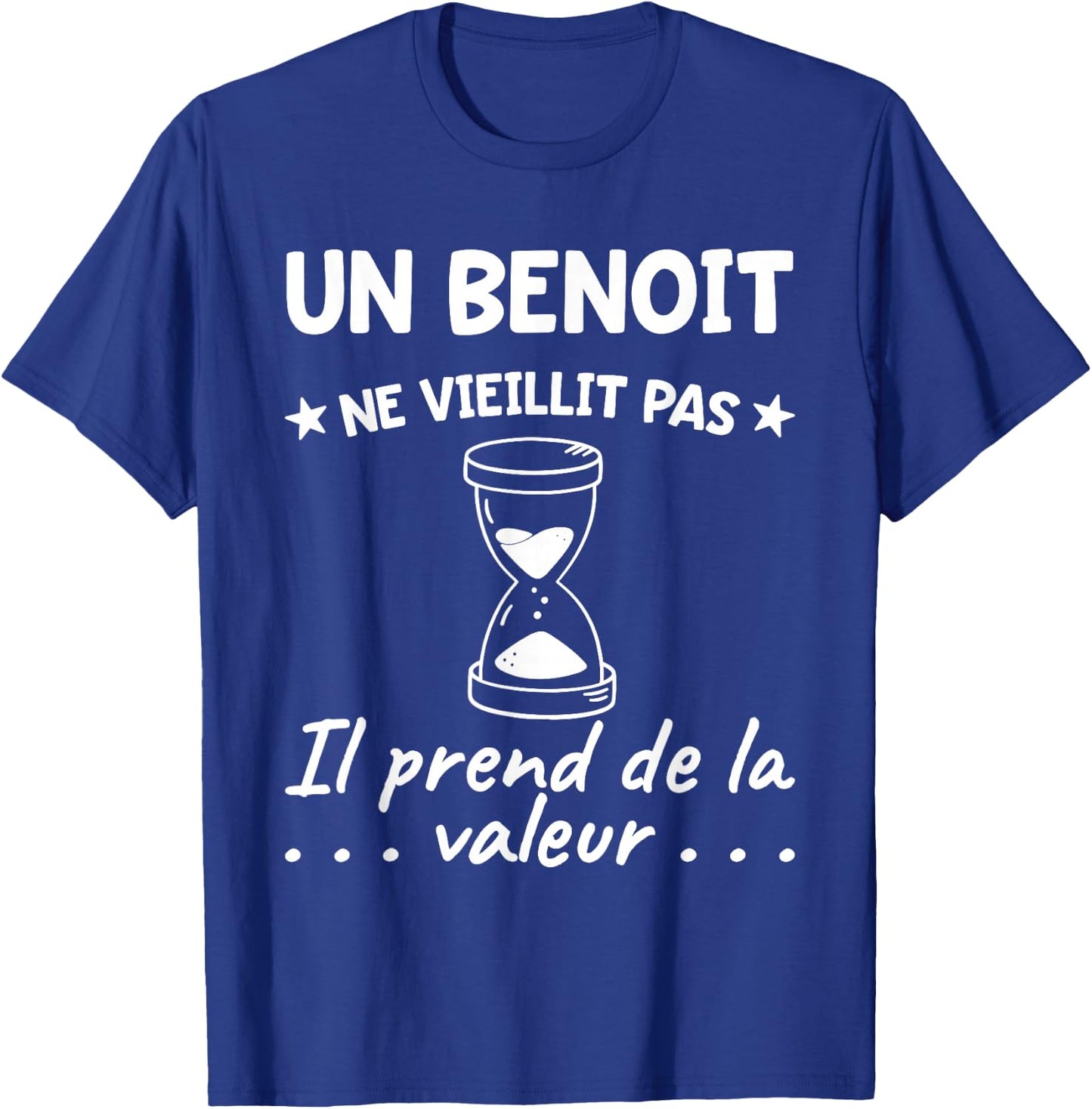 Benoit Value | Birthday Funny Funny Dad Father Name T-Shirt - T-Shirt | Royal