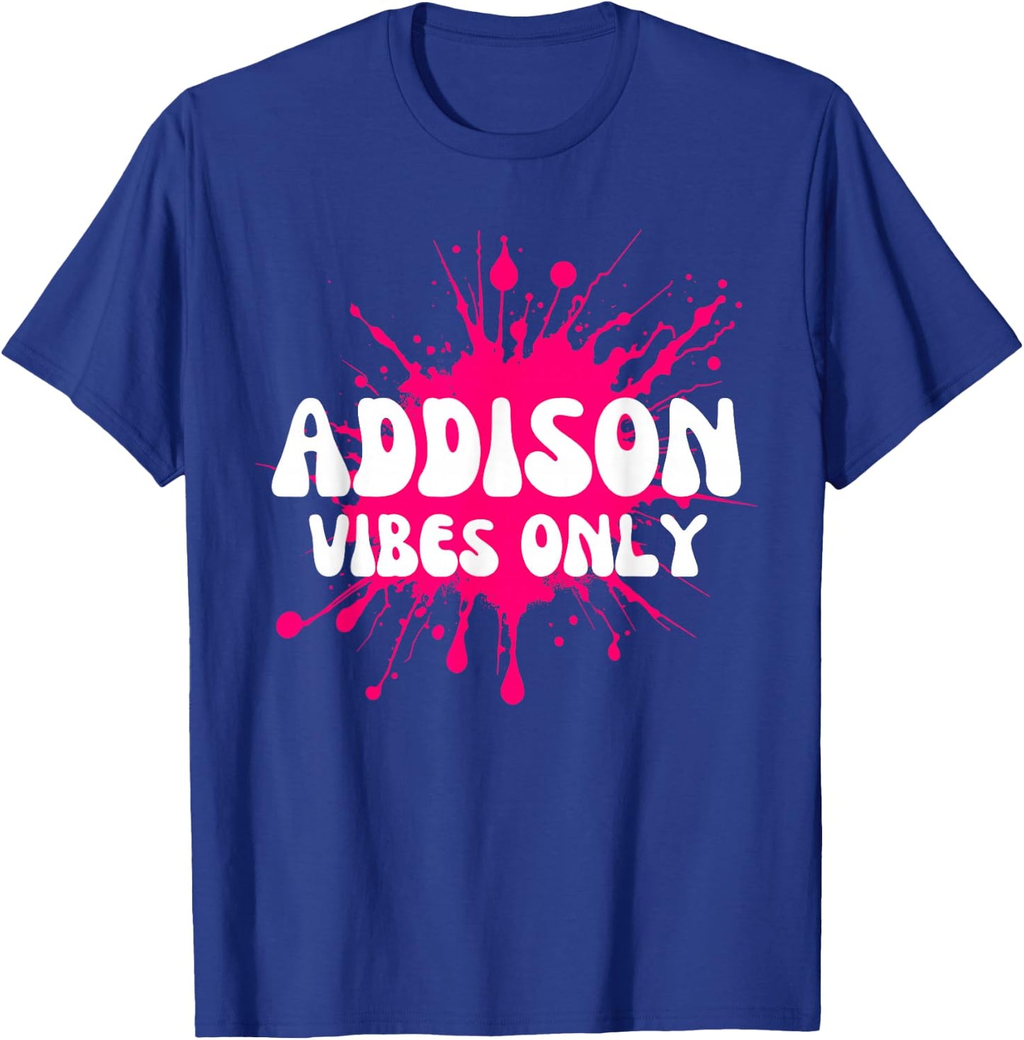 Addison Vibes Only T-Shirt - T-Shirt | Royal
