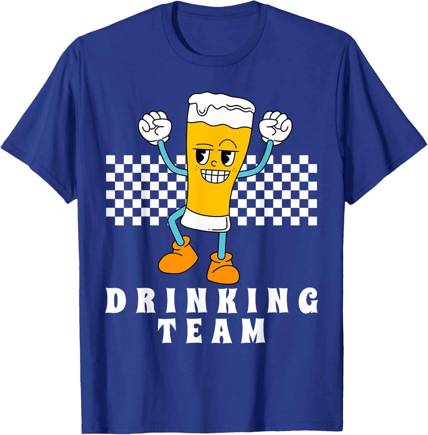Drinking Team Groovy Matching Beer Vacation T-Shirt - T-Shirt | Royal