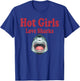 Hot Girls Love Sharks Funny Whale Shark Lovers Cute Birthday T-Shirt - T-Shirt | Royal