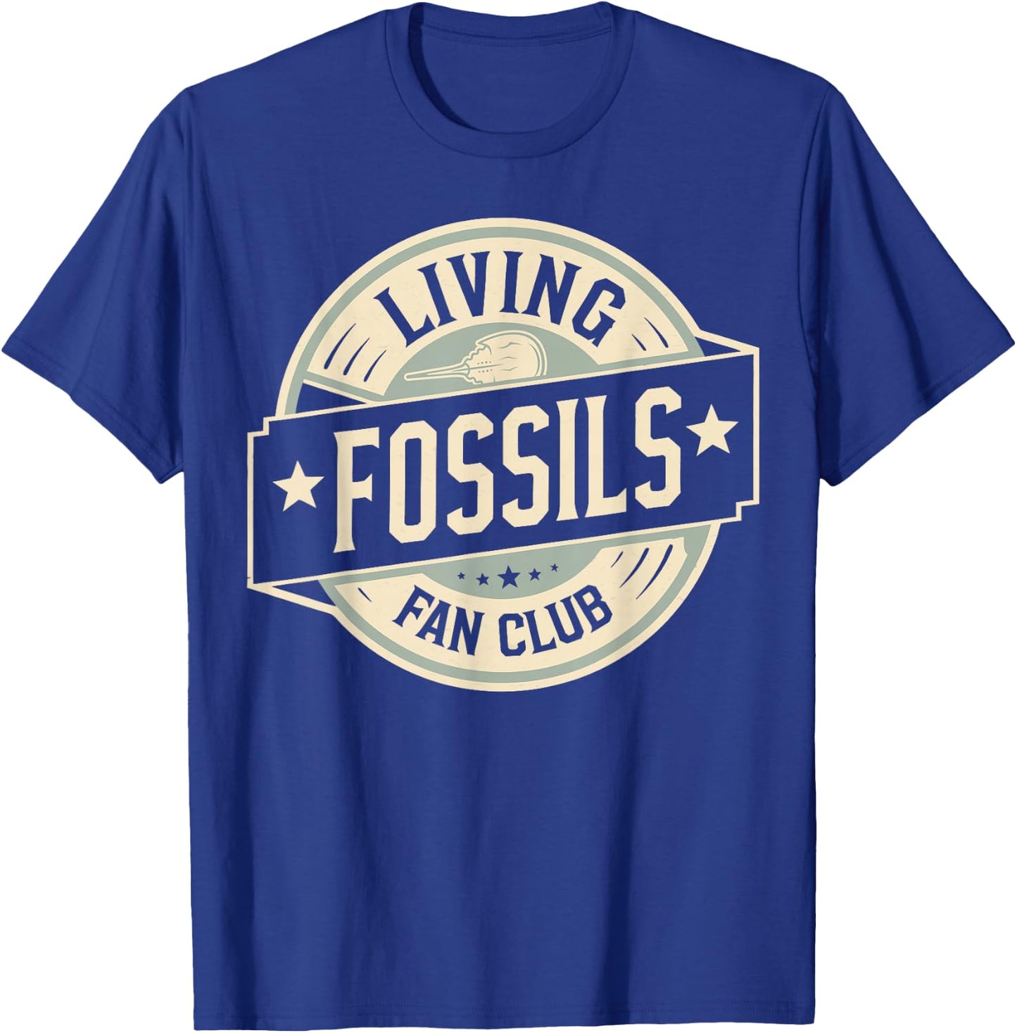 Living Fossils Fan Club Horseshoe Crabs T-Shirt - T-Shirt | Royal