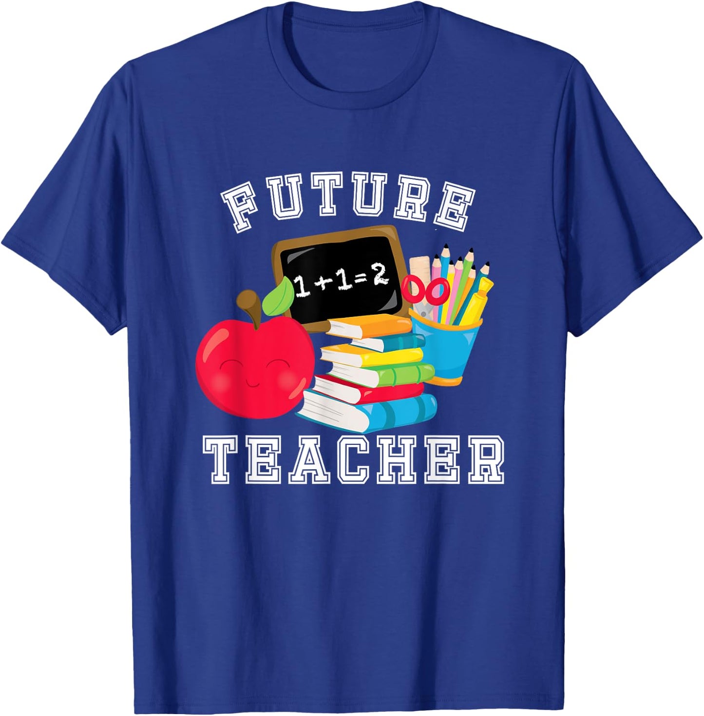 Future Teacher Costume for Adults and Kids T-Shirt - T-Shirt | Royal