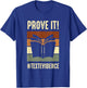 Reading Teacher Prove It Text Evidence Men Women T-Shirt - T-Shirt | Royal