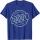Premium Quality Daddy Est.1973 Father's Day Gift T-Shirt - T-Shirt | Royal