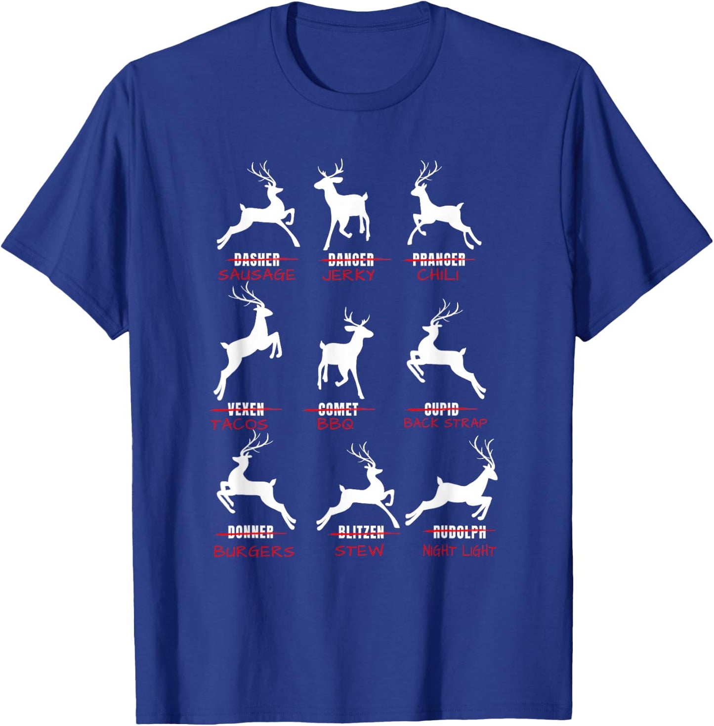 Funny Deer Hunters Reindeer Hunting T-Shirt - T-Shirt | Royal