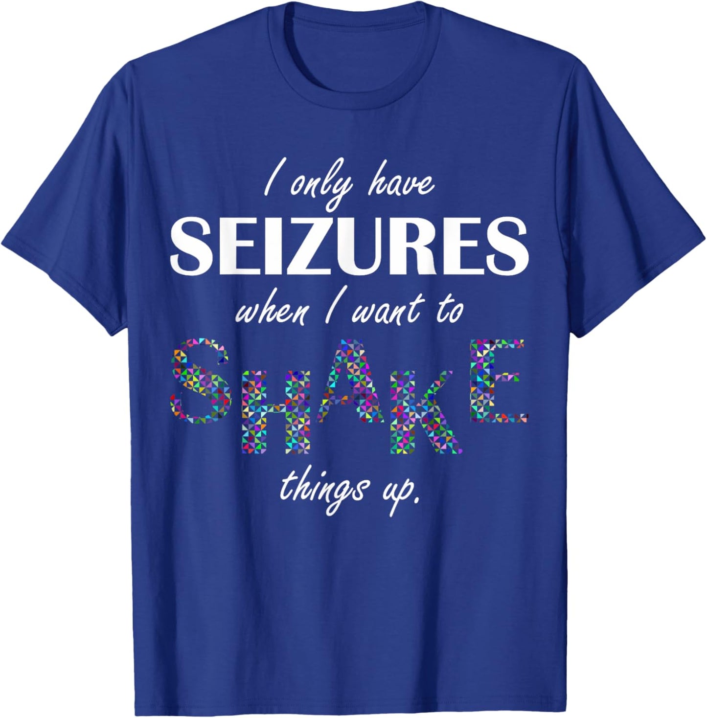 Politically Incorrect But Funny Seizure Joke XL Brown T-Shirt - T-Shirt | Royal