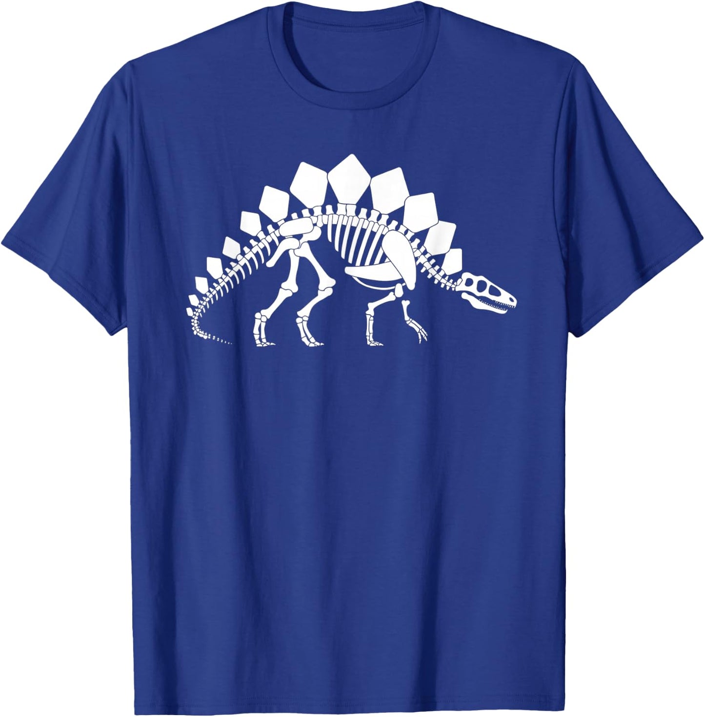 Stegosaurus Skeleton T-Shirt - T-Shirt | Royal