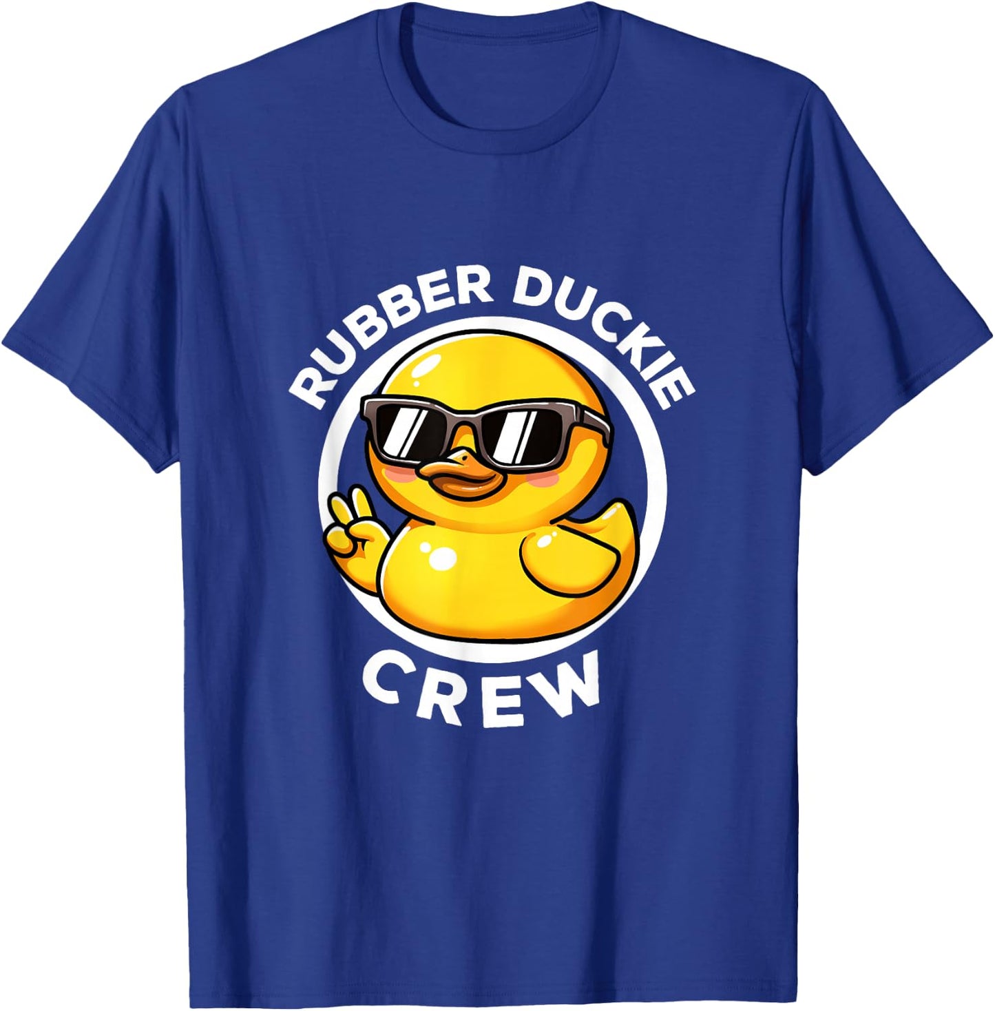 Rubber Duckie Crew I Love Ducks Lovers Funny Rubber Duck T-Shirt - T-Shirt | Royal