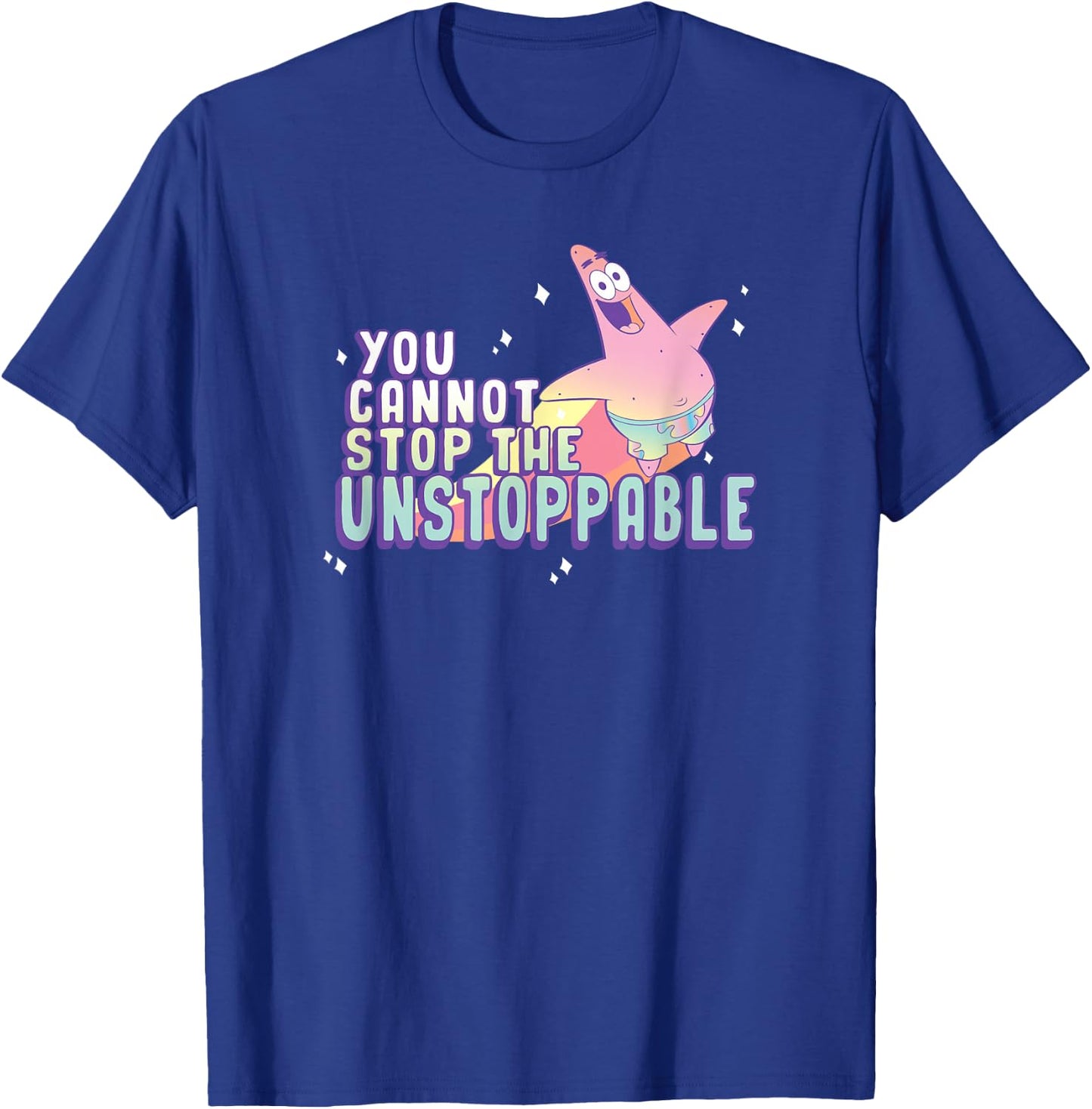SpongeBob SquarePants The Unstoppable Patrick Star , gray, s T-Shirt - T-Shirt | Royal