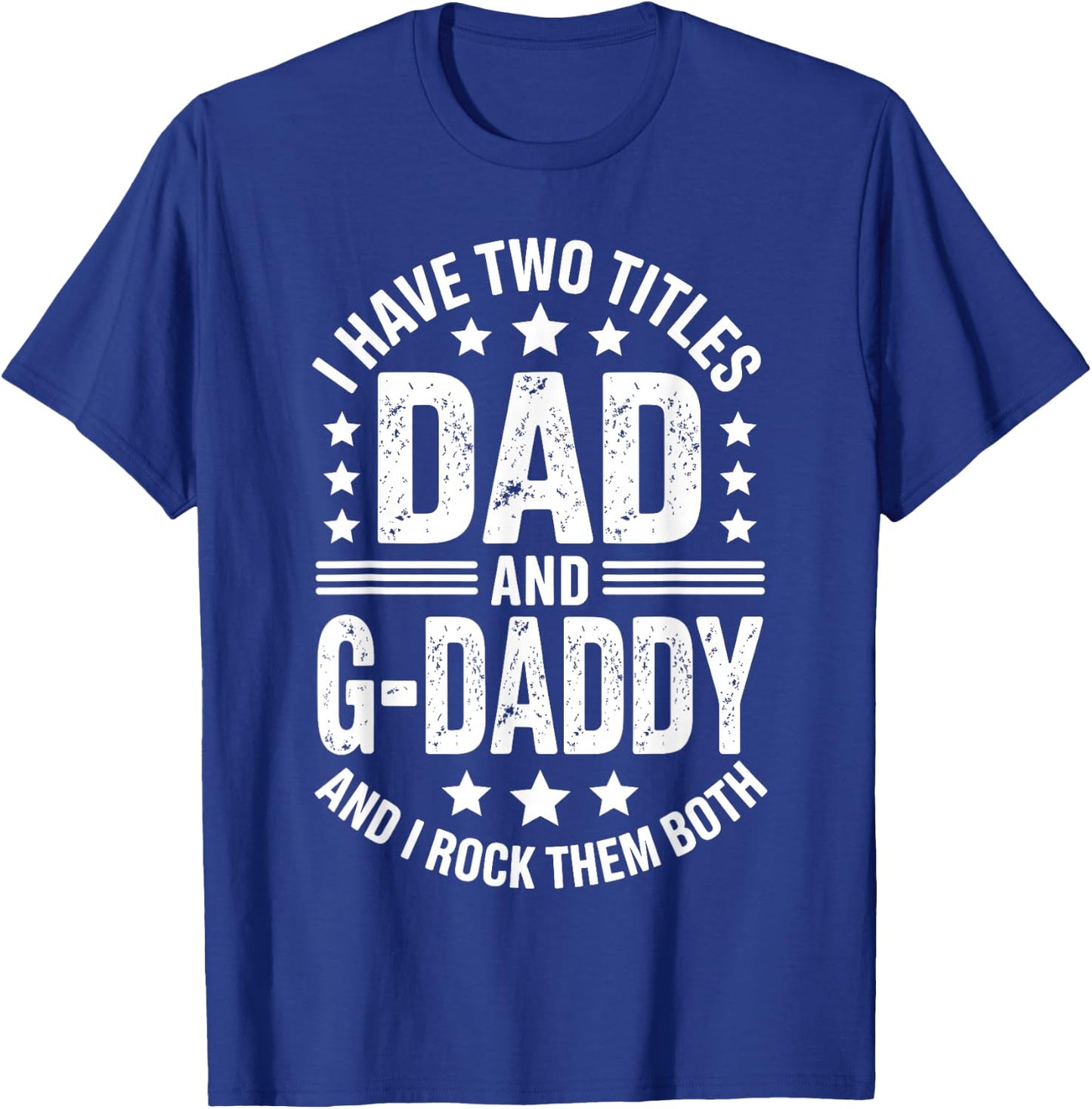 G-Daddy Art for Grandpa Papa Men G Daddy Grandpa G-Daddy T-Shirt - T-Shirt | Royal