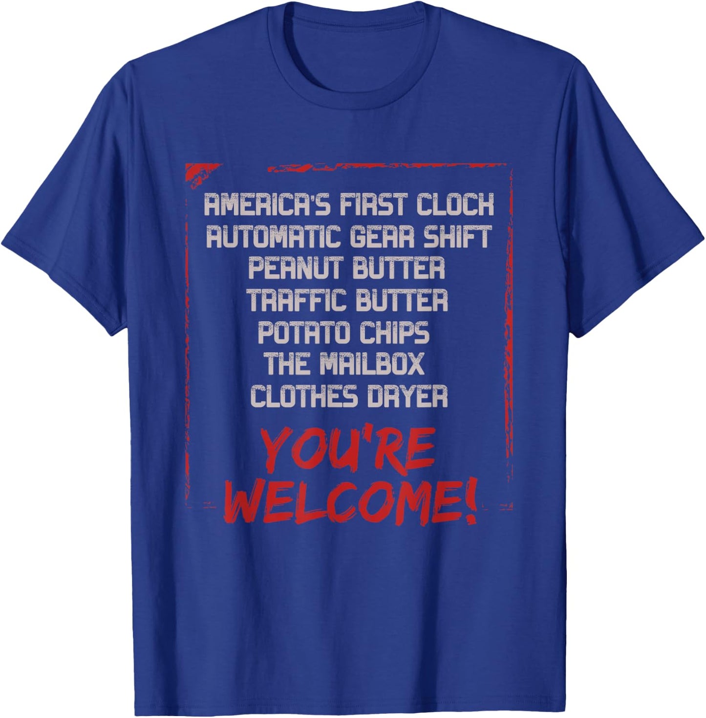 Youre Welcome Black History Month Pride African Inventors T-Shirt - T-Shirt | Royal