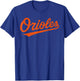 Retro Oriole Cute Oriole Gifts Women Men Kids Boys Girls T-Shirt - T-Shirt | Royal