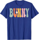 BUNNY Retro Groovy Print Mom Cute Mother's Day Funny Grandma T-Shirt - T-Shirt | Royal