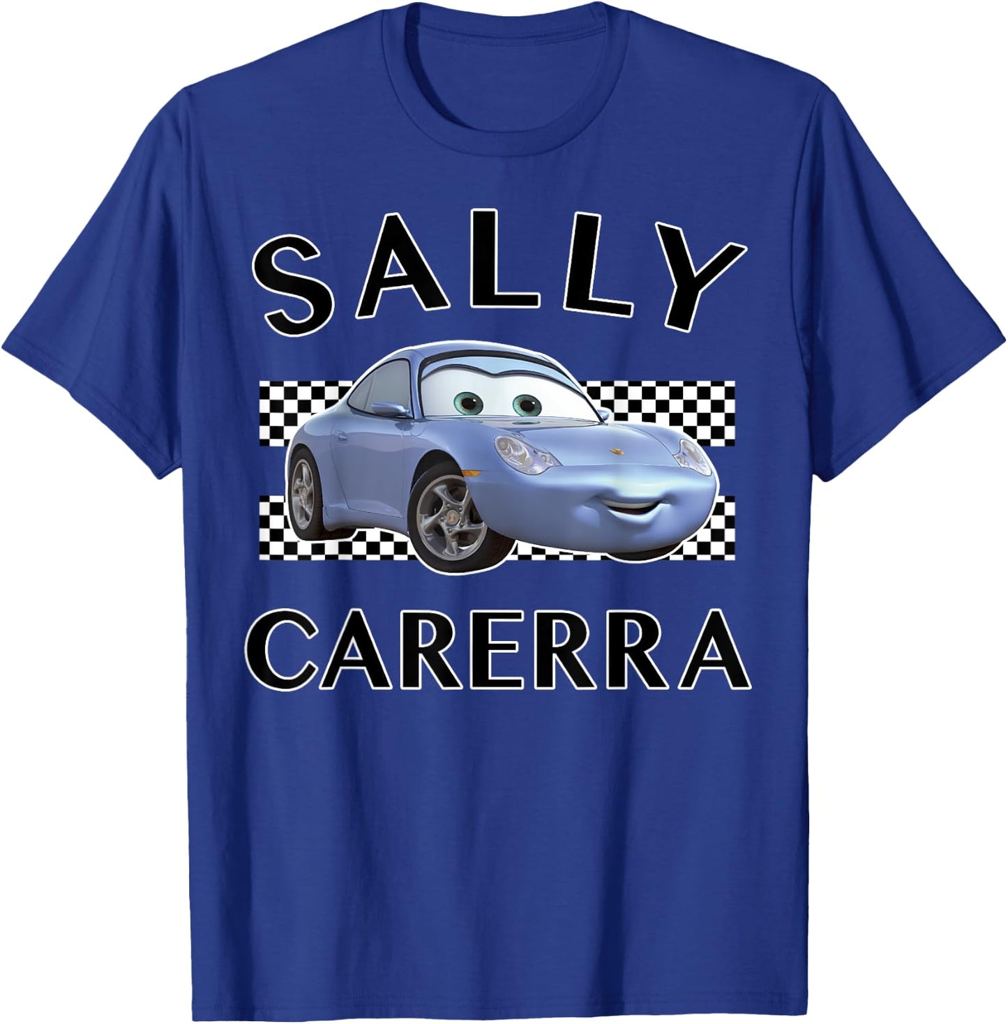 Disney Pixar Cars Sally Carerra Finish Line , Blue, S T-Shirt - T-Shirt | Royal