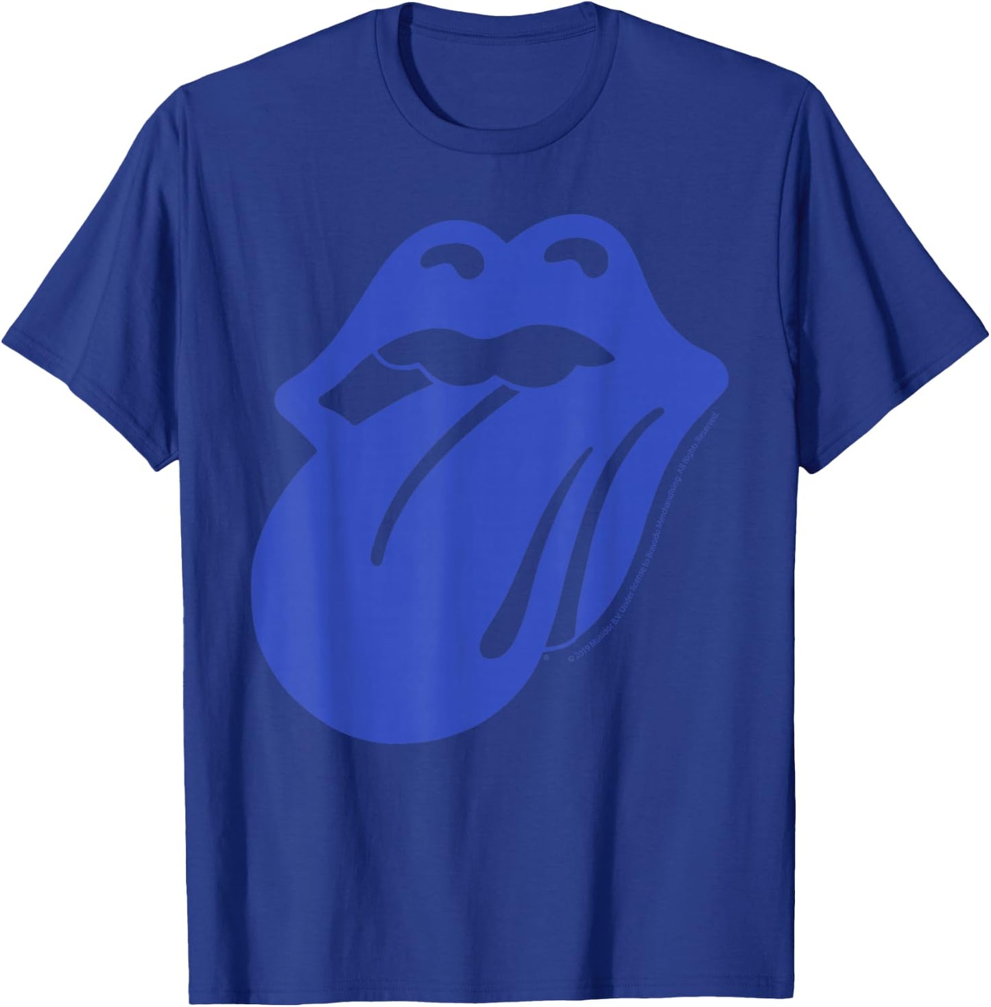 Rolling Stones Offizielles Blau & Lonesome 72 T-Shirt - T-Shirt | Royal