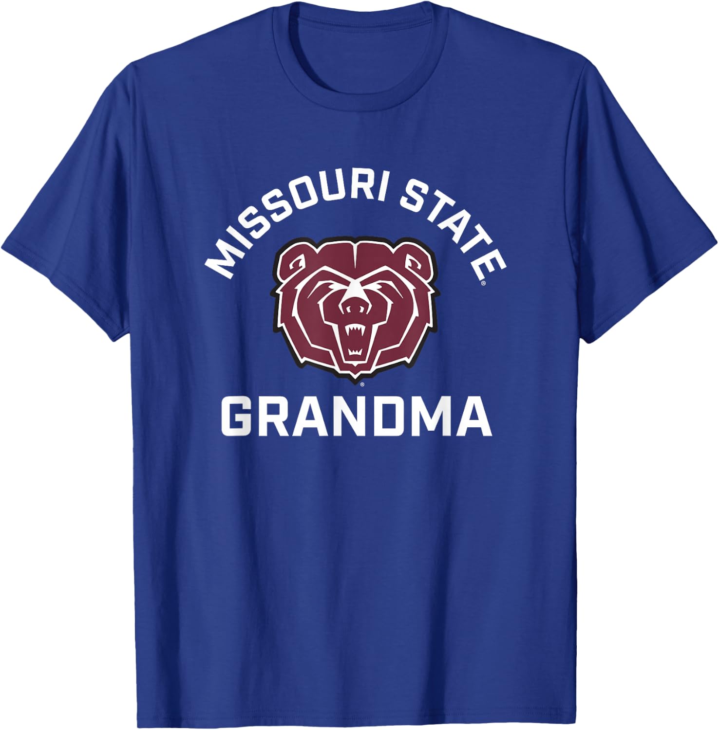 Missouri State University MSU Bears Arched Grandma T-Shirt - T-Shirt | Royal