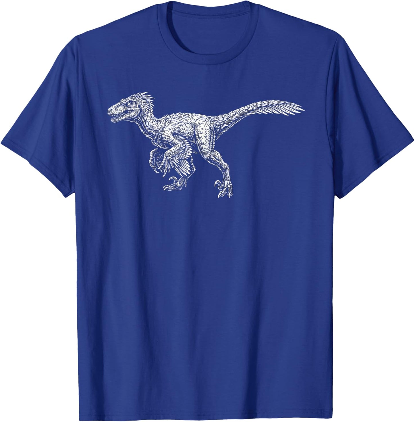 Utahraptor Dinosaur T-Shirt - T-Shirt | Royal