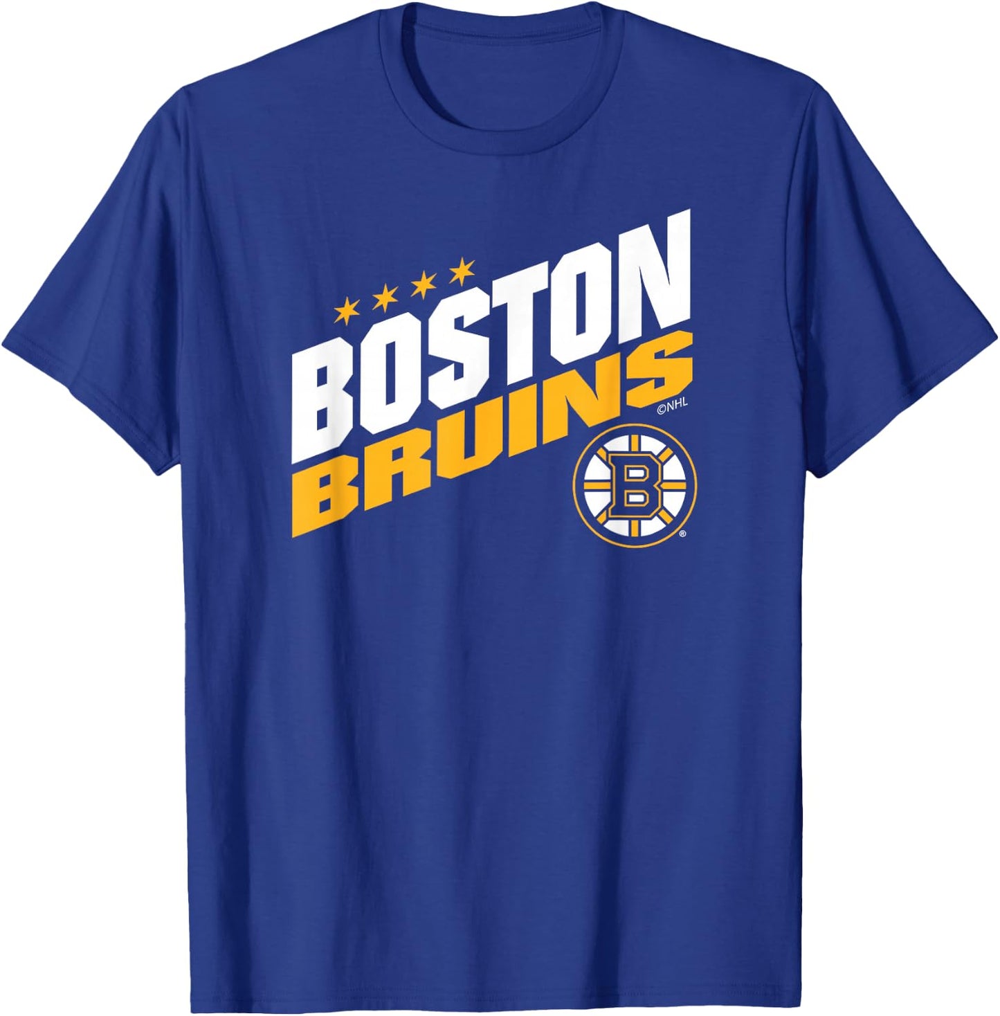 Boston Bruins Fuel Black Officially Licensed T-Shirt - T-Shirt | Royal