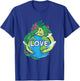 Love Mother Earth Planet Hug Nature Environment Earth Day T-Shirt - T-Shirt | Royal