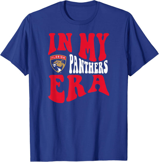 Florida Panthers Era Navy Officially Licensed T-Shirt - T-Shirt | Royal